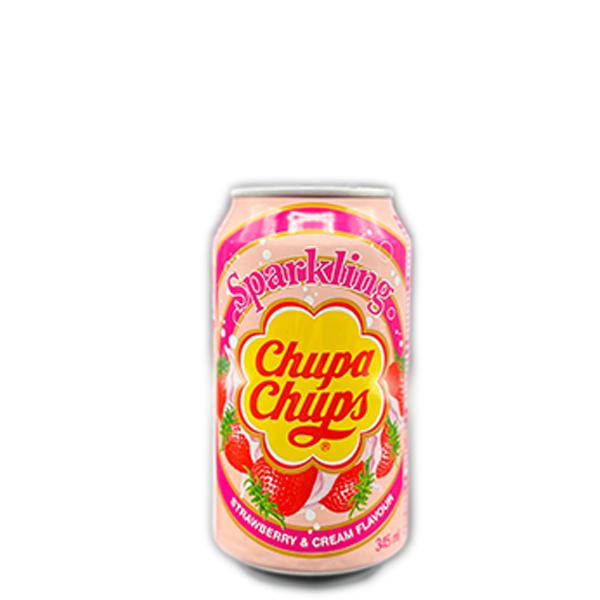 Chupa Chups Sparkling Strawberry & Cream